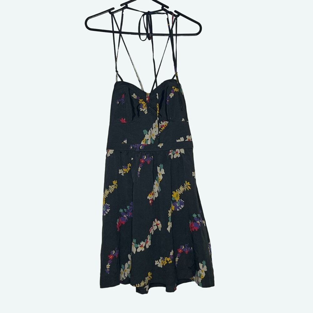 American Eagle Outfitters Floral Print Dress With Adjustable Spaghetti Straps‎ 8